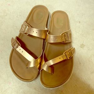 rose gold Sandals